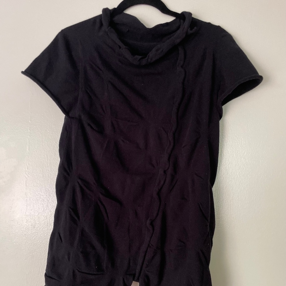 Black Knit Top